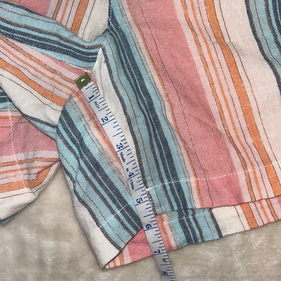 Lane Bryant striped linen shorts- sz 18/20 - Picture 4 of 4